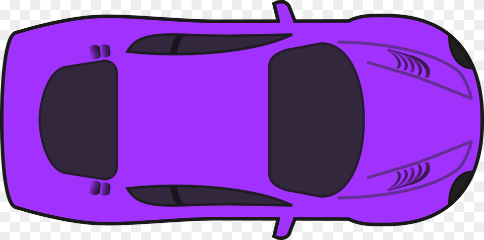 Purple Racing Car Vector Stock Car Clipart Top View, Bag, Backpack, Baggage Png Image