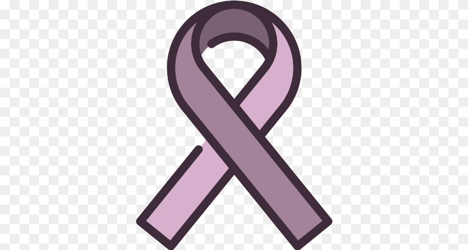 Purple Ribbon Icon Purple Ribbon Icon, Alphabet, Ampersand, Symbol, Text Free Png Download