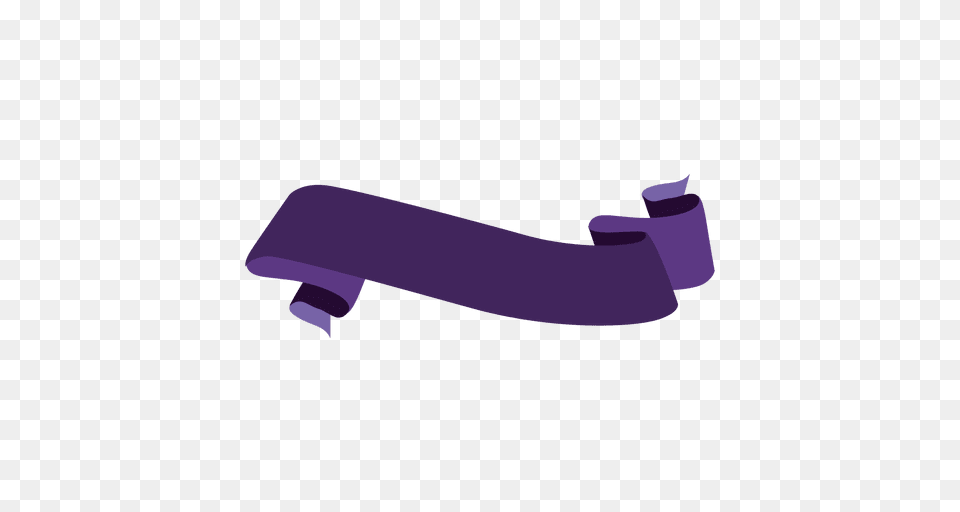 Purple Ribbon Transparent Image, Smoke Pipe, Skateboard Free Png Download