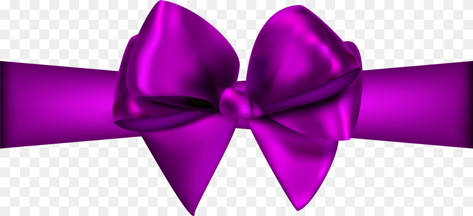 Purple Ribbon With Bow Clip Art Blue Ribbon Transparent, Accessories, Formal Wear, Tie, Bow Tie Free Png