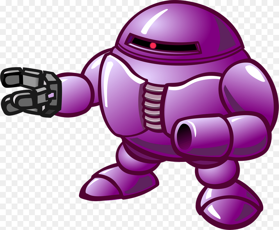 Purple Robot Clipart, Device, Grass, Lawn, Lawn Mower Free Png Download