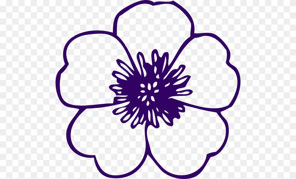 Purple Rose Clipart Leaf Outline, Anemone, Anther, Dahlia, Flower Png