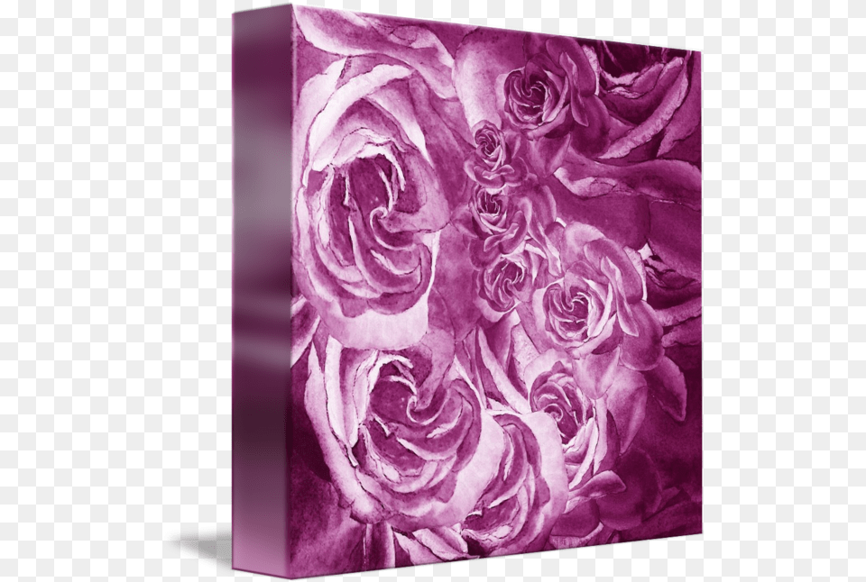Purple Rose Petals Abstract Home Decor By Irina Sztukowski Garden Roses, Flower, Plant, Pattern Png Image