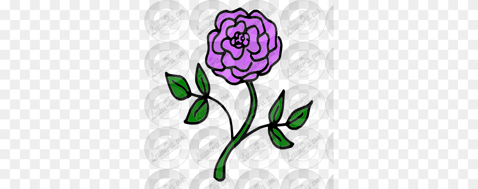 Purple Rose Picture For Classroom Therapy Use, Art, Dahlia, Flower, Graphics Png
