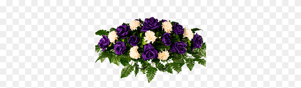 Purple Rose With Cream Mums Purple Rose With Cream Mums Artificial Saddle Arrangement, Art, Floral Design, Flower, Flower Arrangement Free Png Download