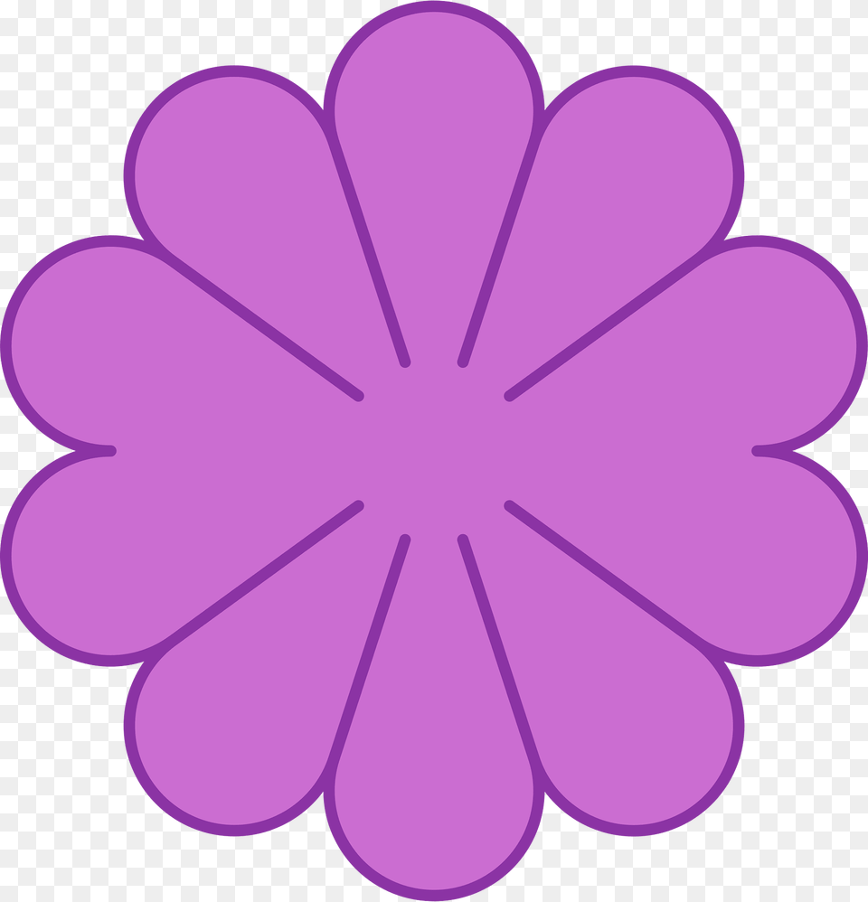 Purple Round Shape Clipart, Daisy, Flower, Plant, Geranium Png