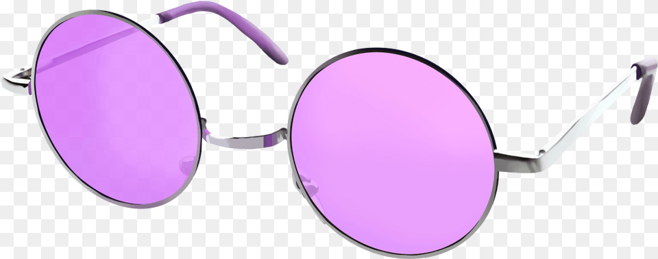 Purple Round Sunglasses Circle, Accessories, Glasses Png Image