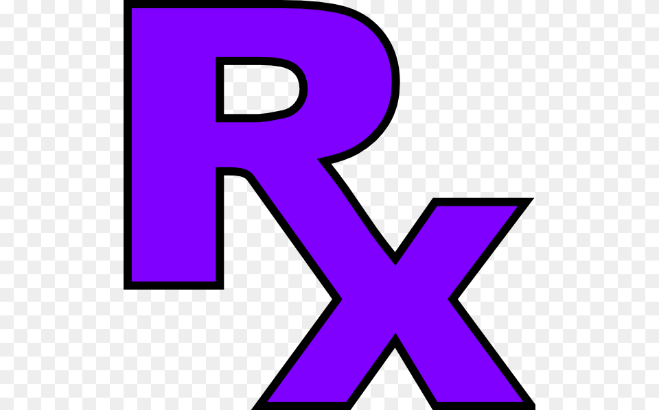 Purple Rx Clip Art, Symbol, Text, Number Free Png Download