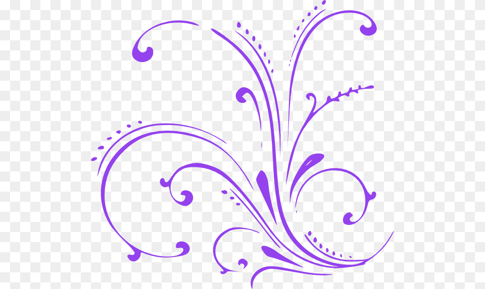 Purple Scroll Clipart, Art, Floral Design, Graphics, Pattern Free Png