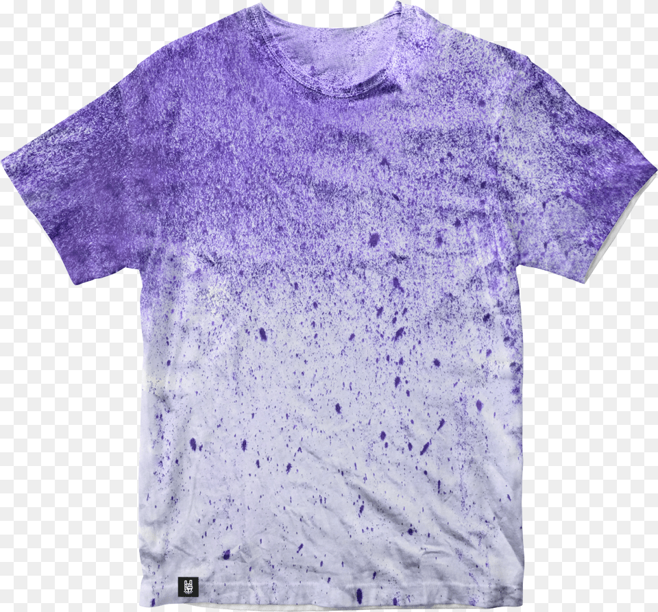 Purple Shirt Tie Dye, Clothing, T-shirt, Person Free Png Download