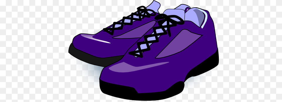 Purple Shoes Clip Art, Clothing, Sneaker, Footwear, Shoe Free Png
