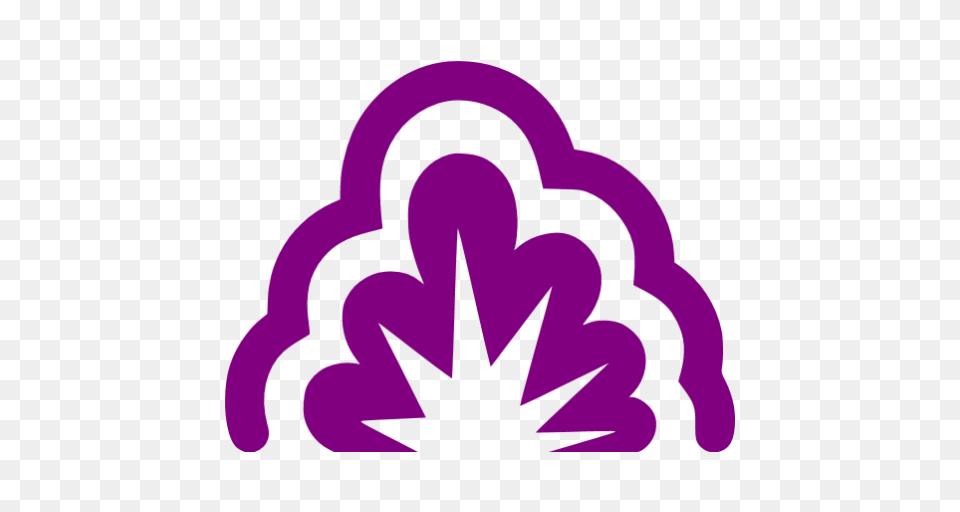 Purple Smoke Explosion Icon, Symbol Free Png Download