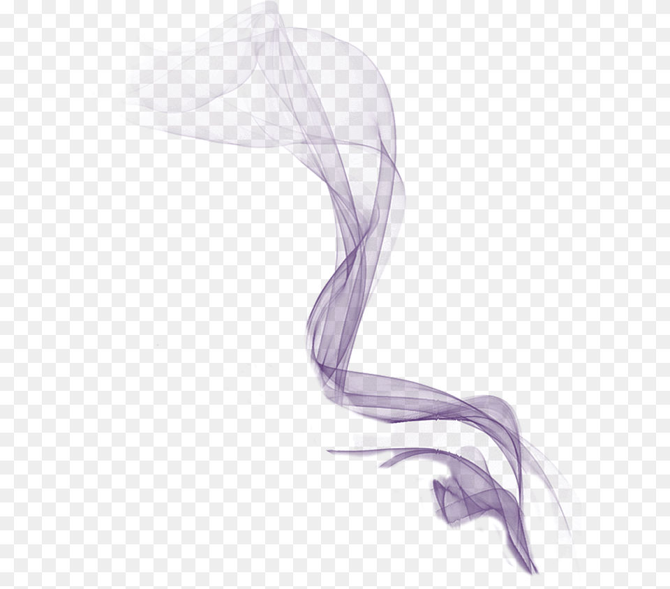 Purple Smoke Sketch, Adult, Female, Person, Woman Png Image