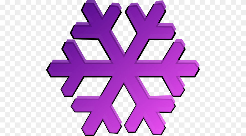 Purple Snowflake Clip Art, Nature, Outdoors, Snow, Bulldozer Free Png