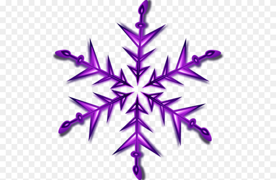 Purple Snowflake Cliparts Background Christmas Star, Nature, Outdoors, Snow Png Image