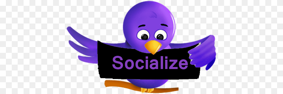 Purple Socialize For Twitter Bird, Baby, Person Free Png Download