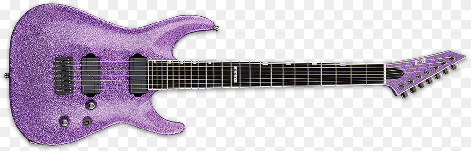 Purple Sparkle Snow White Esp E Ii Horizon Nt 7b Hipshot Purple Sparkle, Bass Guitar, Guitar, Musical Instrument, Electric Guitar Png Image