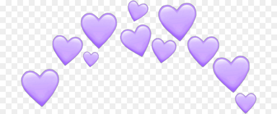 Purple Spiral Aesthetic Crown Grid Wings Light Purple Heart Emoji, Symbol Free Transparent Png