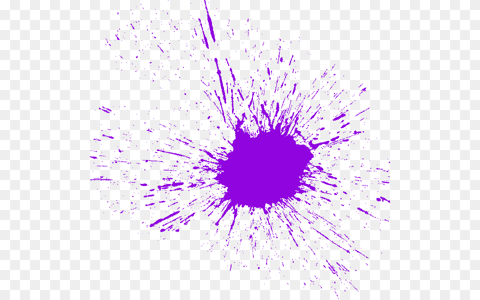 Purple Splat Art, Anemone, Flower, Plant, Stain Free Transparent Png