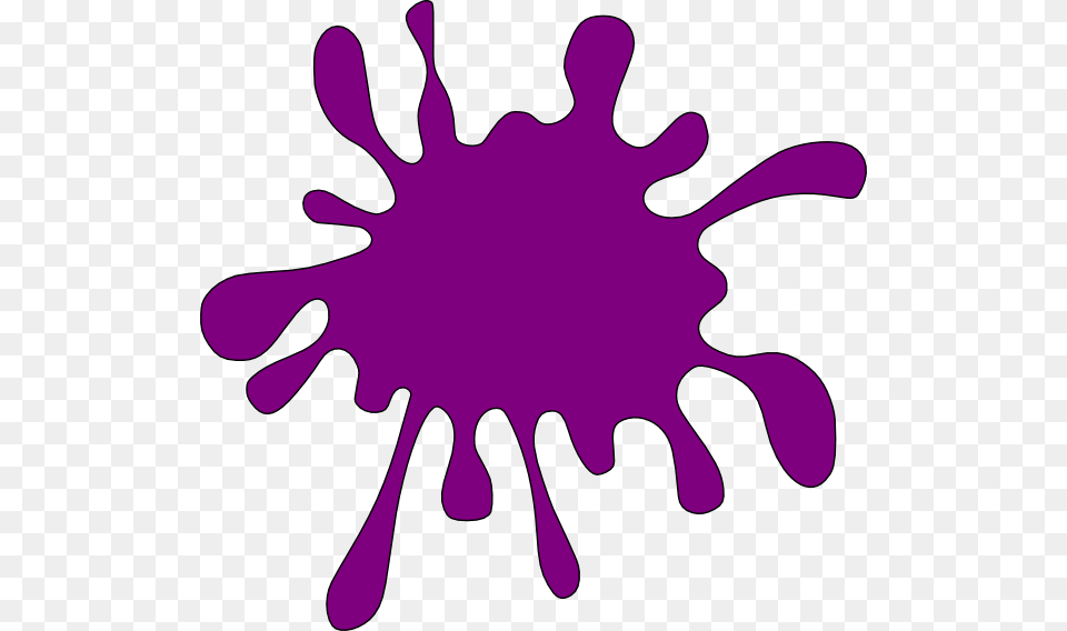 Purple Splat Clip Art At Clker Purple Color Clipart, Stain, Maroon, Animal, Kangaroo Png Image