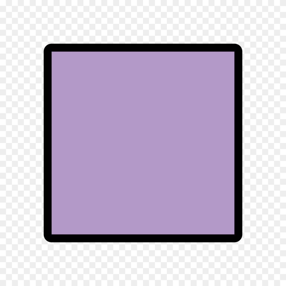 Purple Square Emoji Clipart, White Board, Electronics, Screen Free Png Download