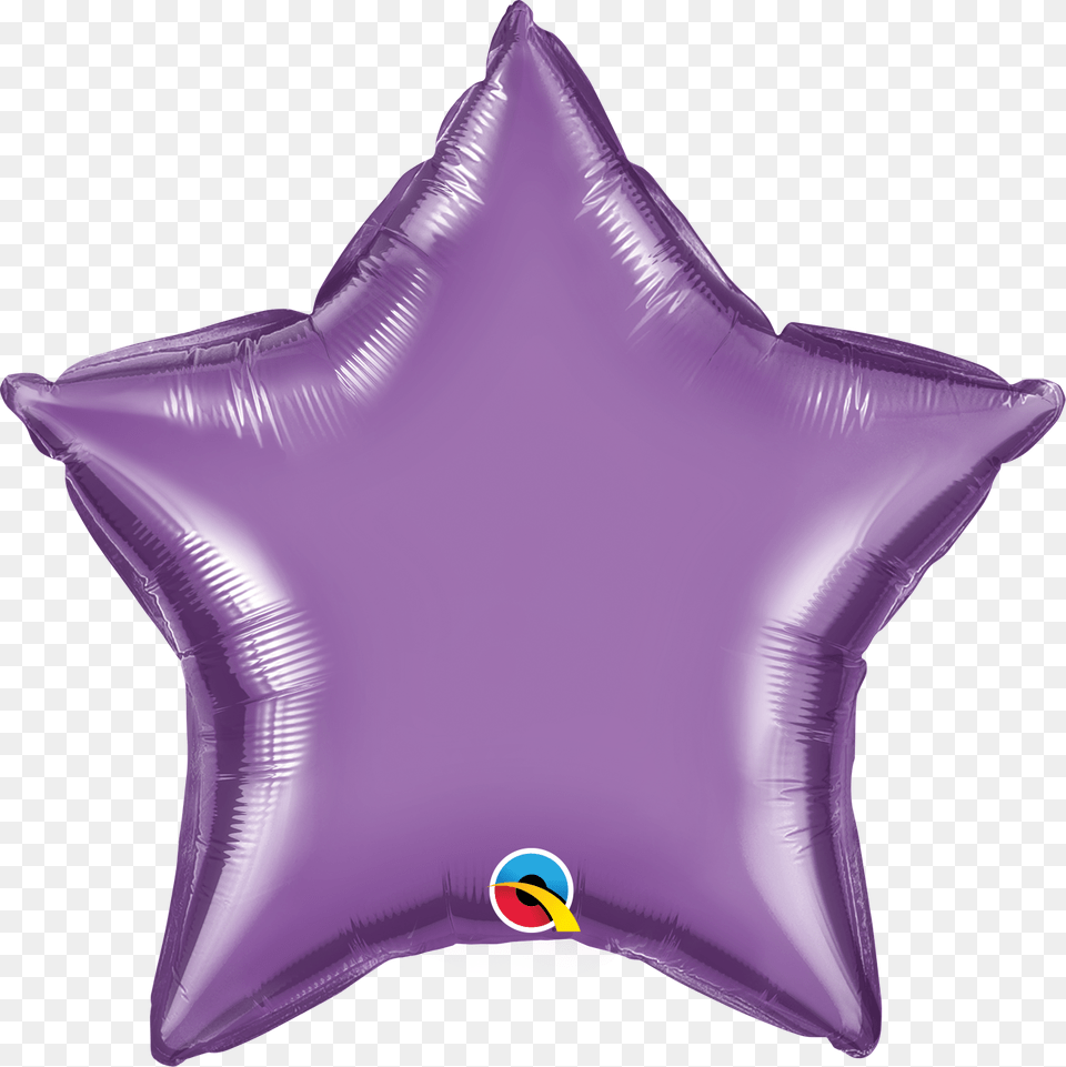 Purple Star Foil Balloon, Cushion, Home Decor, Animal, Fish Png Image