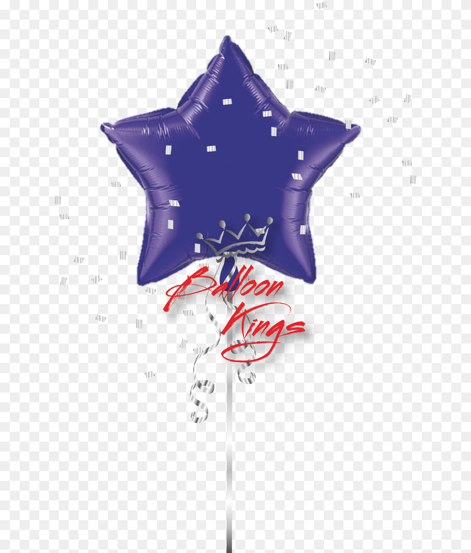 Purple Star Purple Star Umrah Mubarak Helium Balloons, Symbol, Balloon Png Image