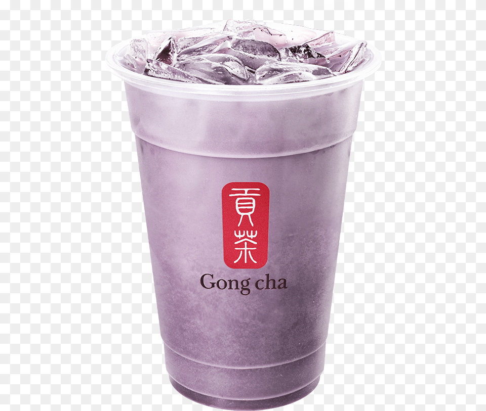 Purple Sweet Potato Milk Tea Gong Cha, Bottle, Shaker, Cup Png Image