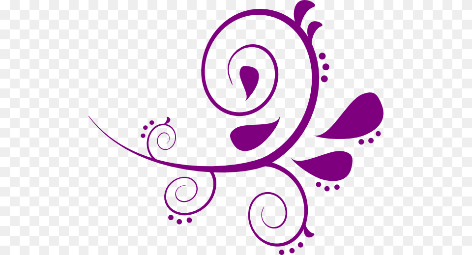 Purple Swirl Clipart, Art, Floral Design, Graphics, Pattern Png Image