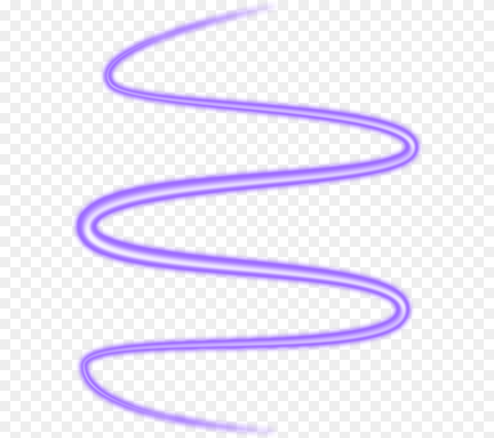 Purple Swirl Neon Glitter Freetoedit Neon Lines, Coil, Light, Spiral Free Transparent Png