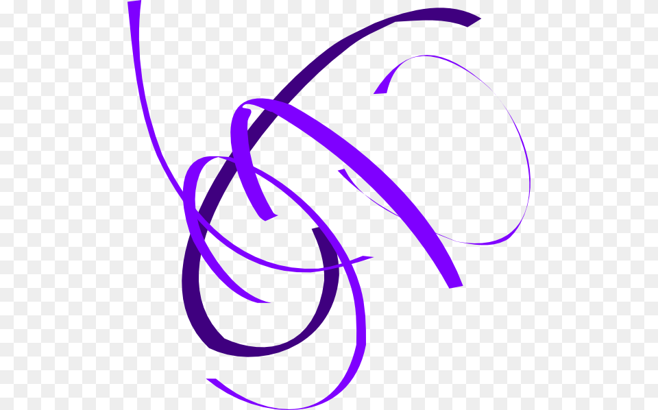 Purple Swirls Clip Art, Calligraphy, Handwriting, Text Png Image