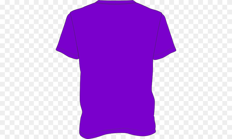 Purple T Shirt Template Clipart Best C93drn Clipart Plain Violet T Shirt, Clothing, T-shirt Free Transparent Png