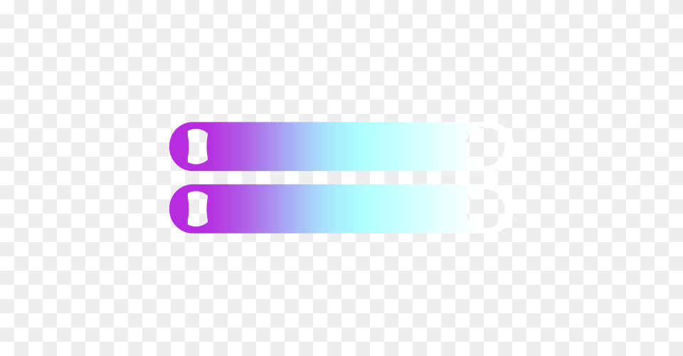 Purple To Blue To White Gradient Speed Opener, Cutlery, Spoon Free Png Download