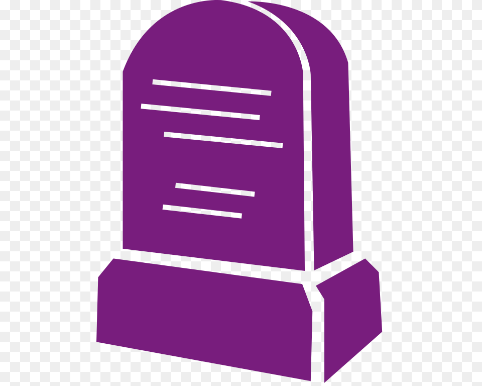 Purple Tombstone Icon Tombstone Icon, Gravestone, Tomb, Mailbox Png