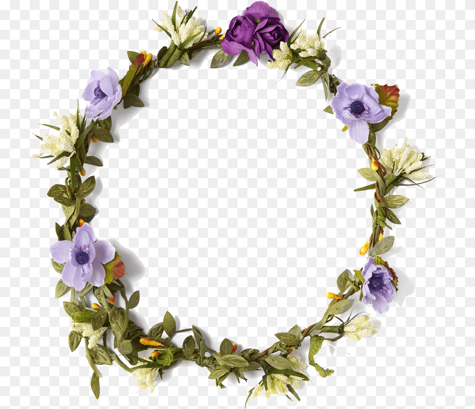 Purple Transparent Flower Crown For Kids Flower Crown With Kalo Mina Greek May, Plant, Flower Arrangement, Rose Free Png