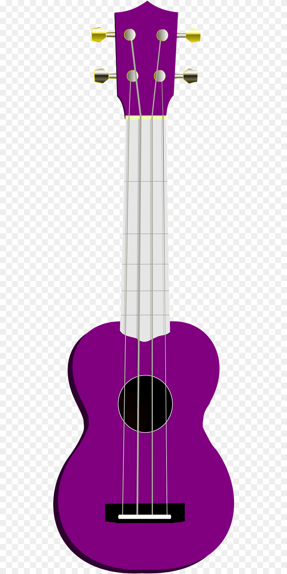 Purple Ukulele Clipart, Bass Guitar, Guitar, Musical Instrument Png