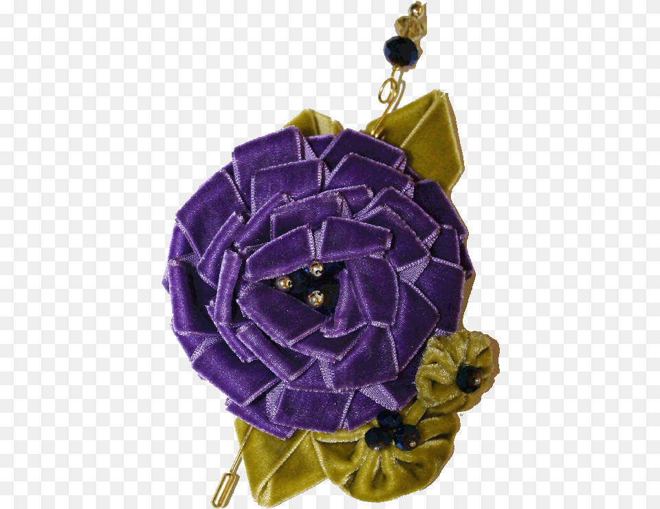 Purple Velvet Flower Garden Roses, Accessories, Jewelry Png Image