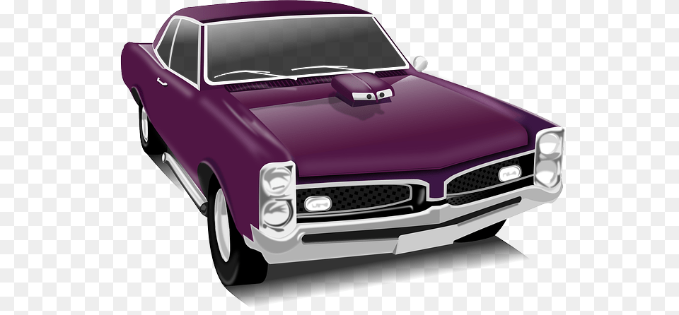 Purple Vintage Cars, Car, Coupe, Sports Car, Transportation Png Image