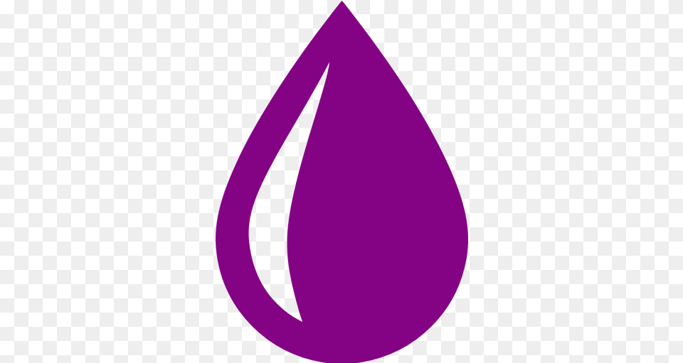 Purple Water Icon Transparent Purple Water Drop, Droplet, Triangle, Astronomy, Flower Png Image