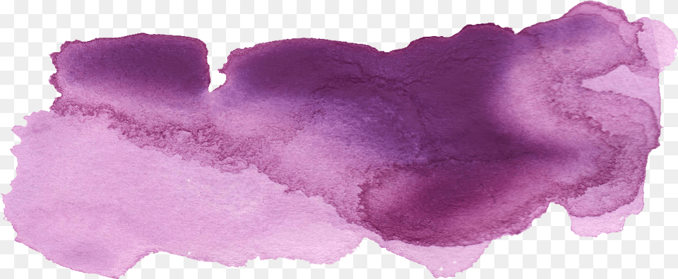 Purple Watercolor Brush Stroke Purple Watercolor Transparent Background, Crystal, Mineral, Quartz, Accessories Free Png Download