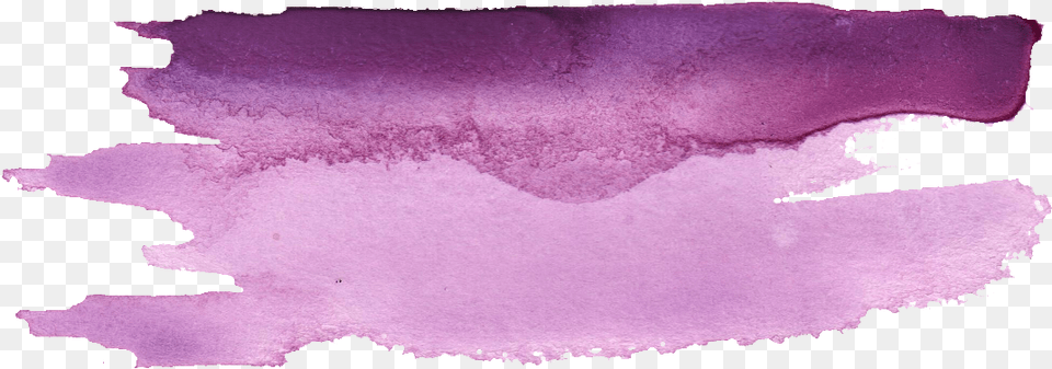 Purple Watercolor Brush Stroke Watercolor Texture Transparent Background, Stain, Paper, Mineral, Crystal Free Png Download