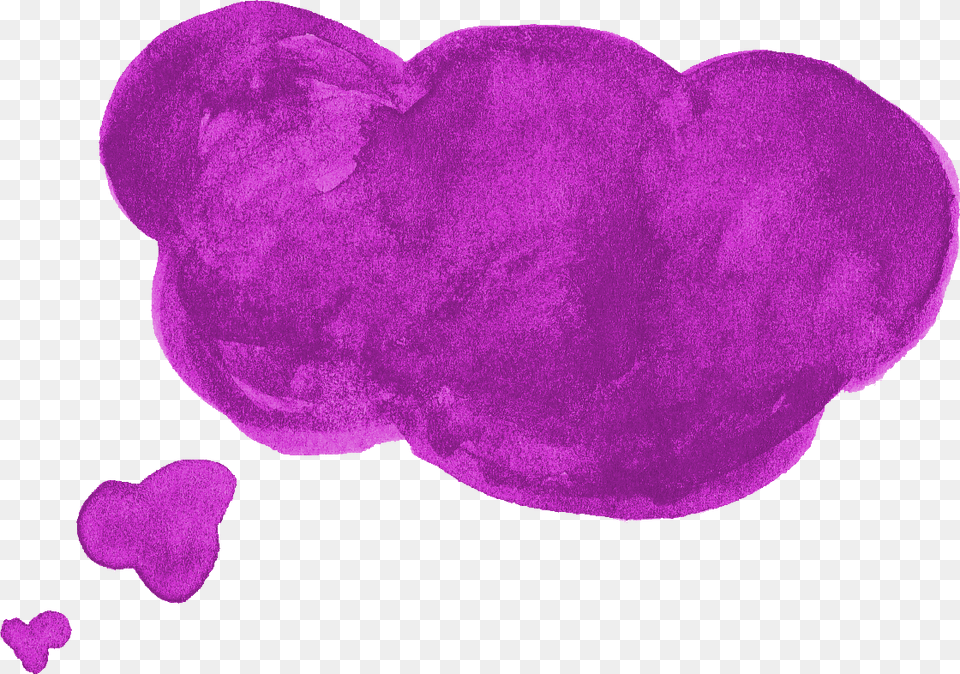 Purple Watercolor Speech Bubble Watercolor Speech Bubble Purple, Home Decor, Flower, Petal, Plant Free Png Download