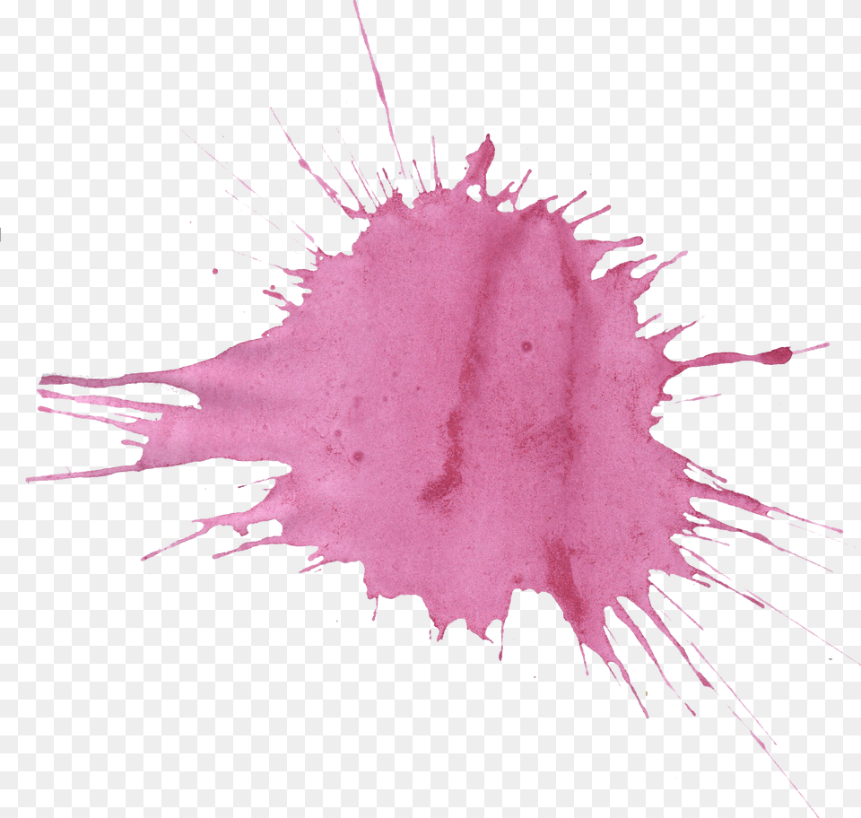 Purple Watercolor Splatter Transparent Splash Watercolor Painting, Stain, Person, Powder, Face Free Png