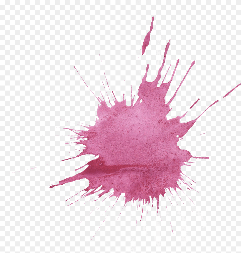 Purple Watercolor Splatter Watercolor Splash Clipart, Stain, Fireworks, Person Free Png Download