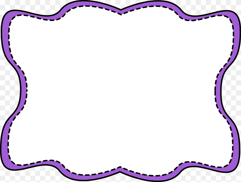 Purple Wavy Stitched Frame, Cushion, Home Decor, Pillow, Smoke Pipe Free Png Download