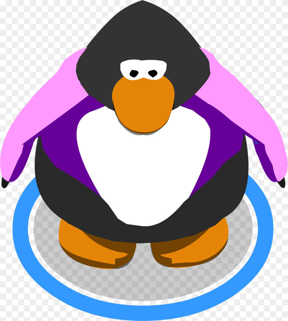 Purple Wetsuit Ig Club Penguin Mohawk, Animal, Bird, Baby, Person Free Png Download