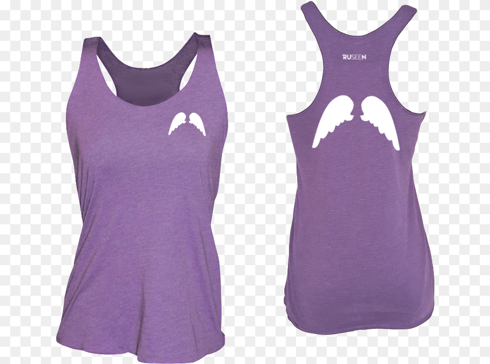 Purple Wings, Clothing, Tank Top Png