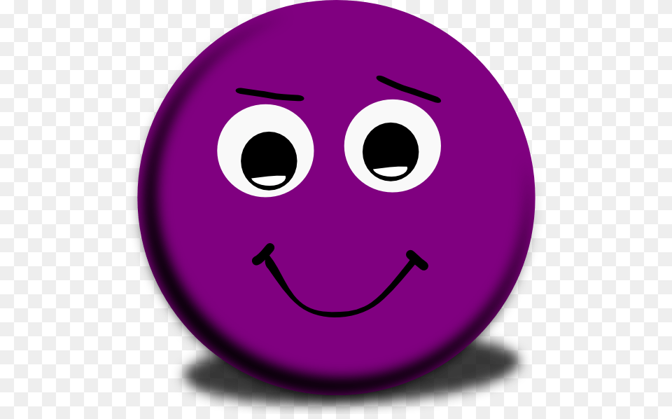 Purple Winking Smiley Face Clip Art Smiley Emoticon Clip, Clothing, Hardhat, Helmet Free Png Download