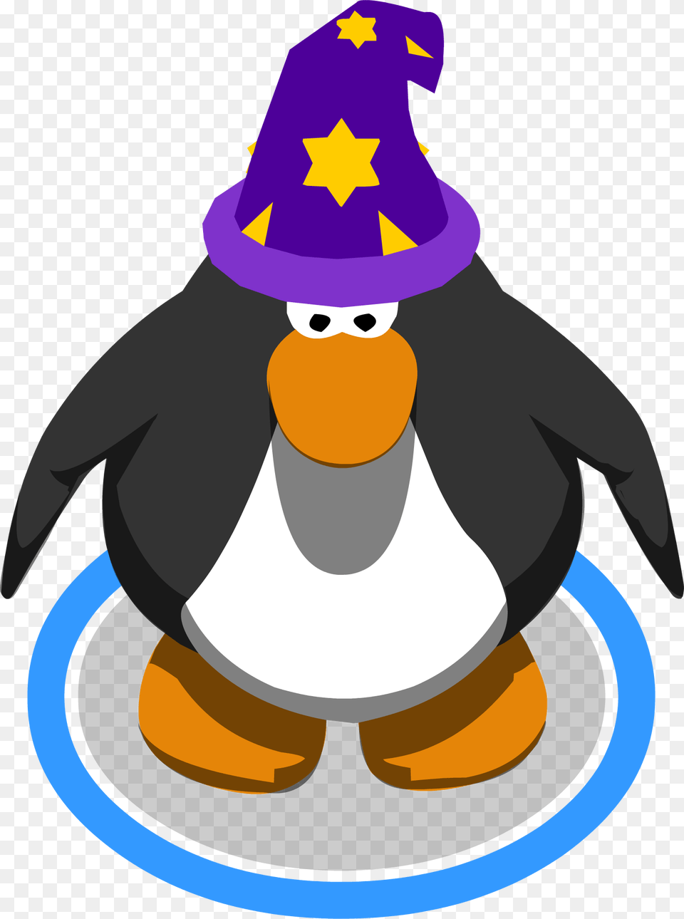 Purple Wizard Hat Ingame Club Penguin Penguins, Person, Animal, Bird Free Png