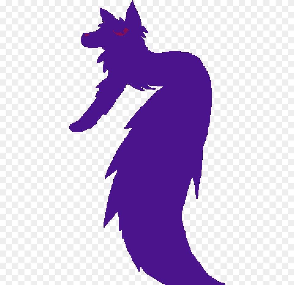 Purple Wolf Illustration Illustration, Person, Animal, Cat, Mammal Png